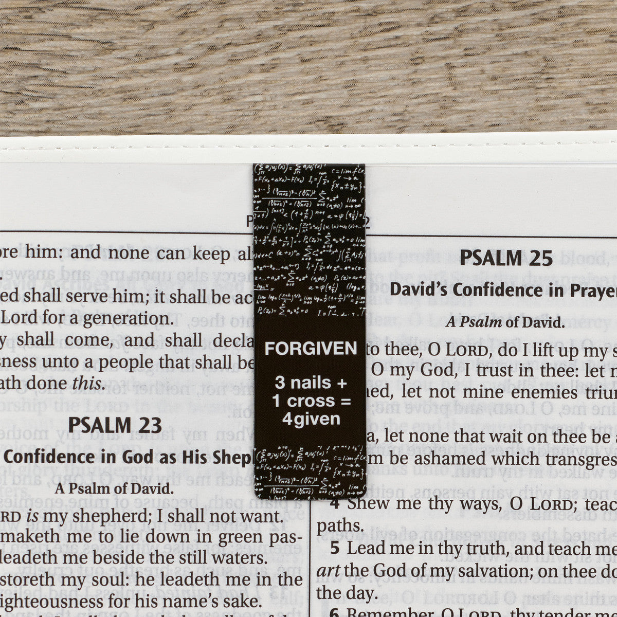 Black and White Magnetic Bookmarks - The Christian Gift Company