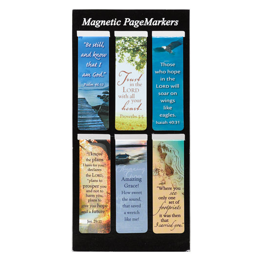 Classic Collection Magnetic Bookmark Set - The Christian Gift Company