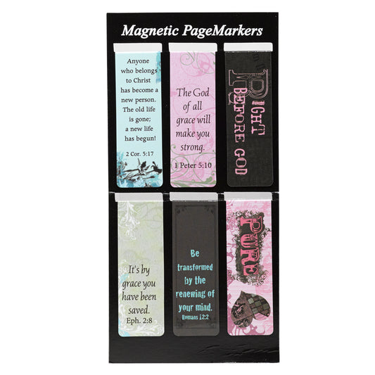 Grace Magnetic Bookmark Set - The Christian Gift Company