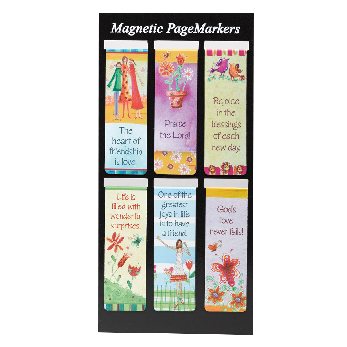 Whimsical Friends Magnetic Bookmark Set - The Christian Gift Company
