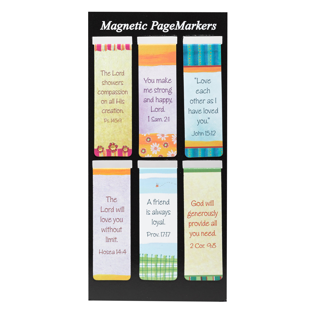 Whimsical Friends Magnetic Bookmark Set - The Christian Gift Company