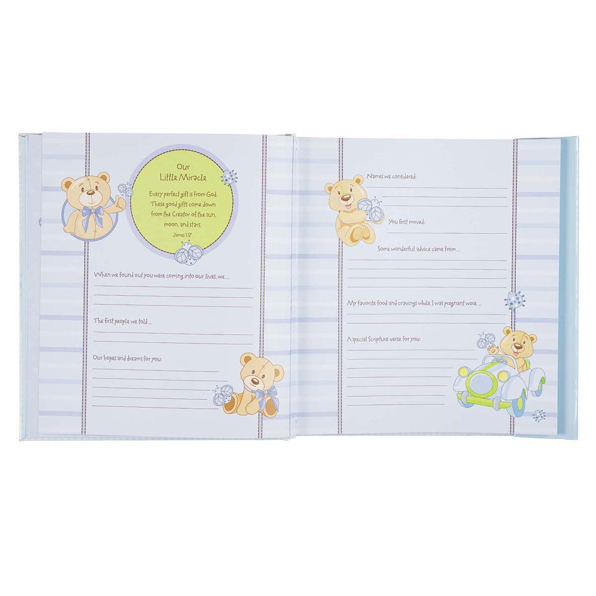 Our Baby Boy Memory Book - The Christian Gift Company