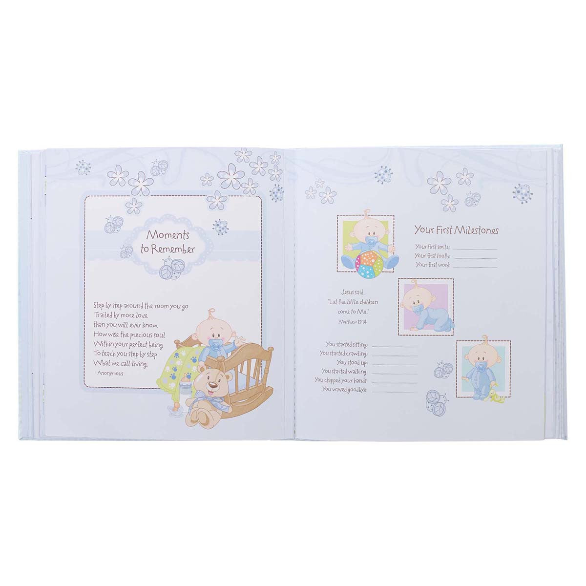 Our Baby Boy Memory Book - The Christian Gift Company