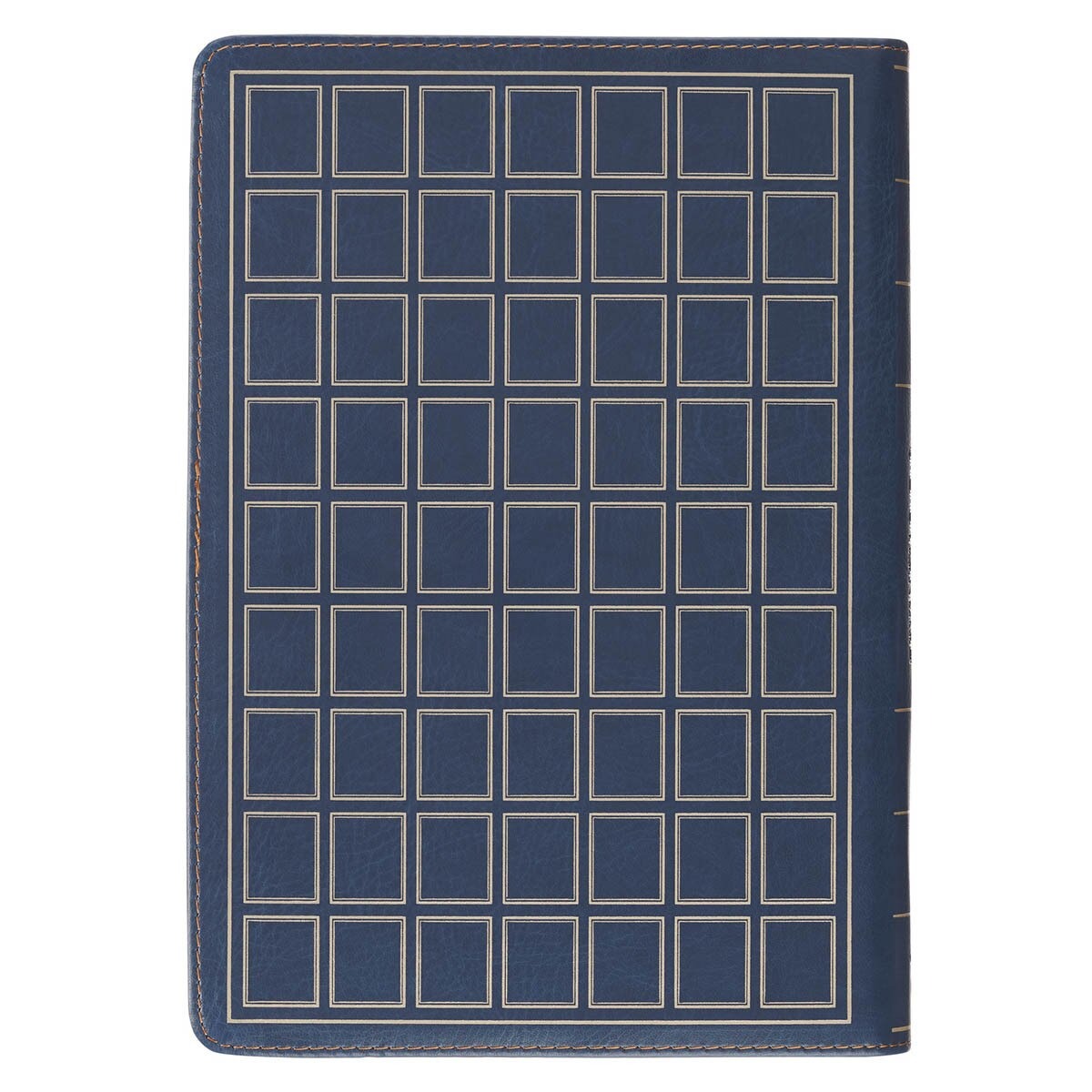 The Plans Modern Blue Grid Classic Journal with Zipper Closure - Jeremiah 29:11 - The Christian Gift Company