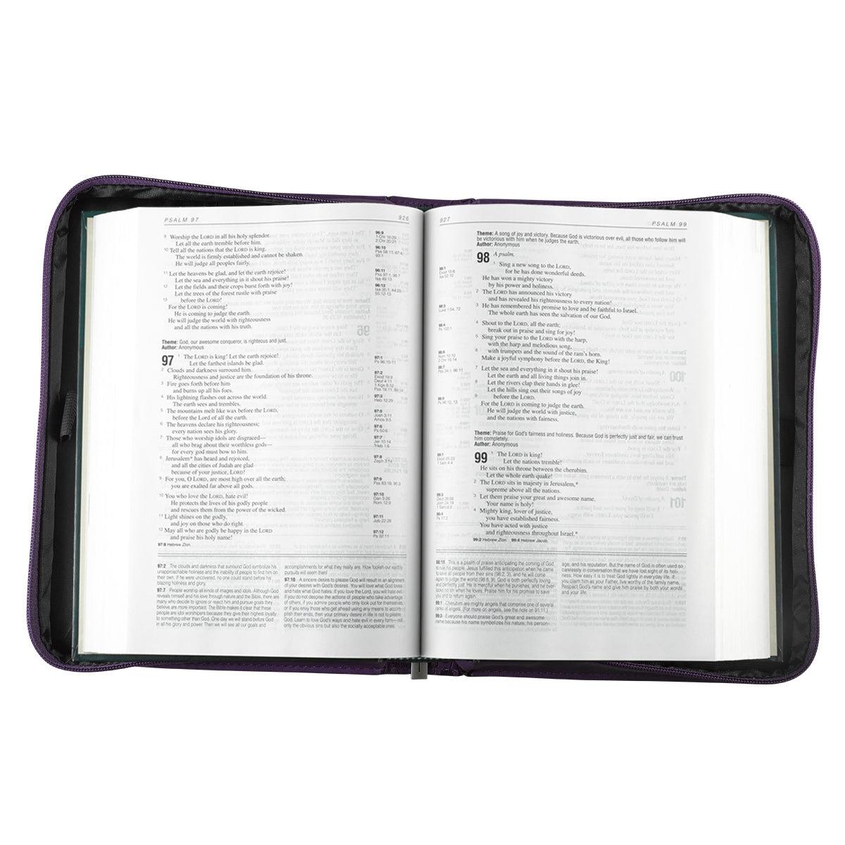 I Can Do All Things Purple Faux Leather Fashion Bible Cover - Philippians 4:13 - The Christian Gift Company