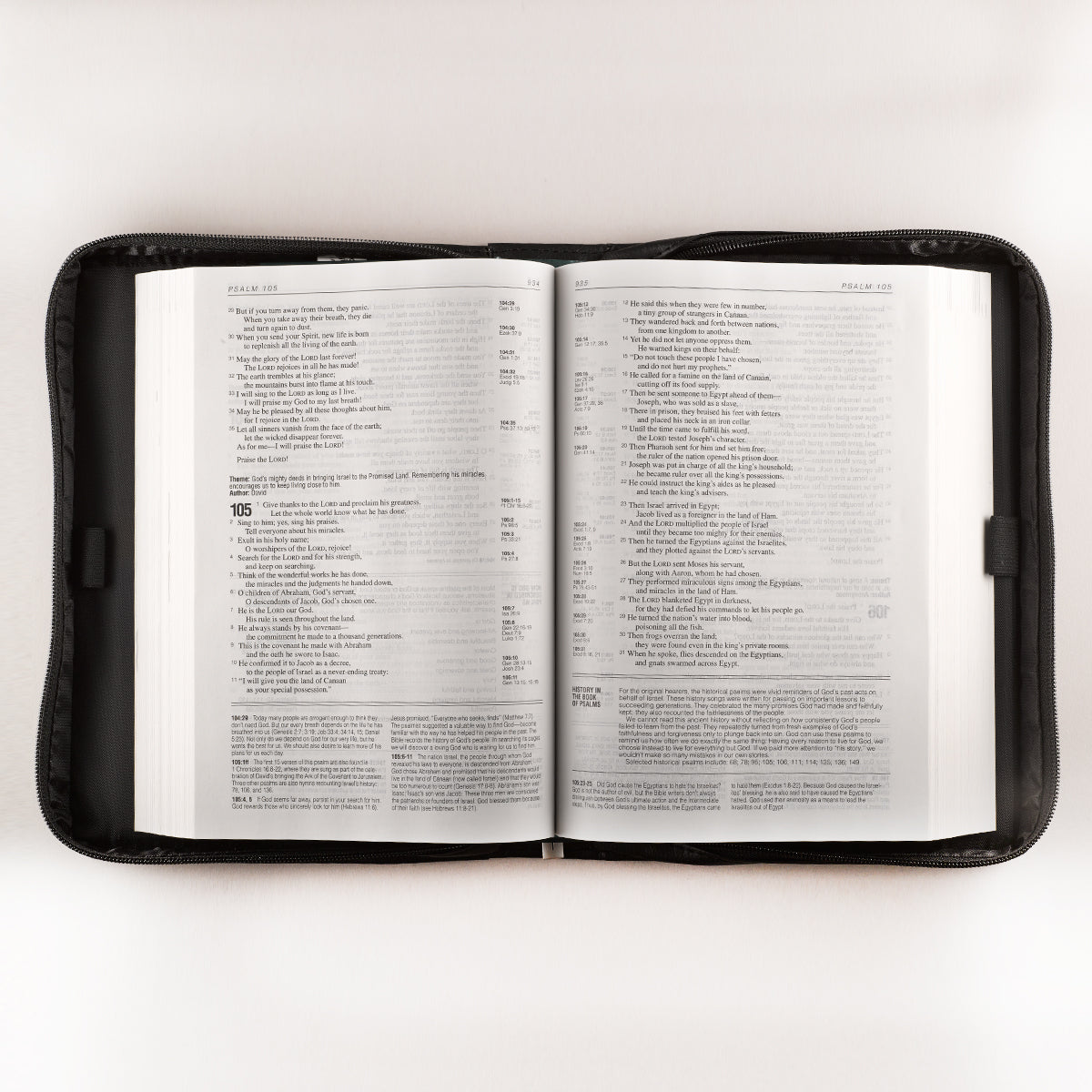 Guidance Black Faux Leather Classic Bible Cover - Proverbs 3:6 - The Christian Gift Company