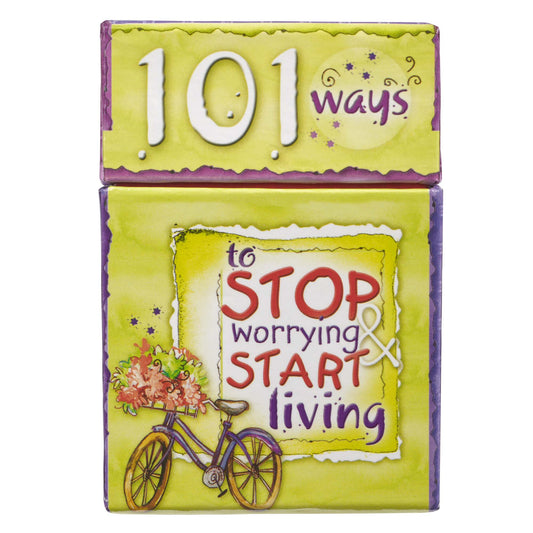 101 Ways to Stop Worrying & Start Living Box of Blessings - The Christian Gift Company