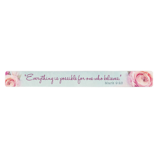 Everything is Possible Magnetic Strip - Mark 9:23 - The Christian Gift Company