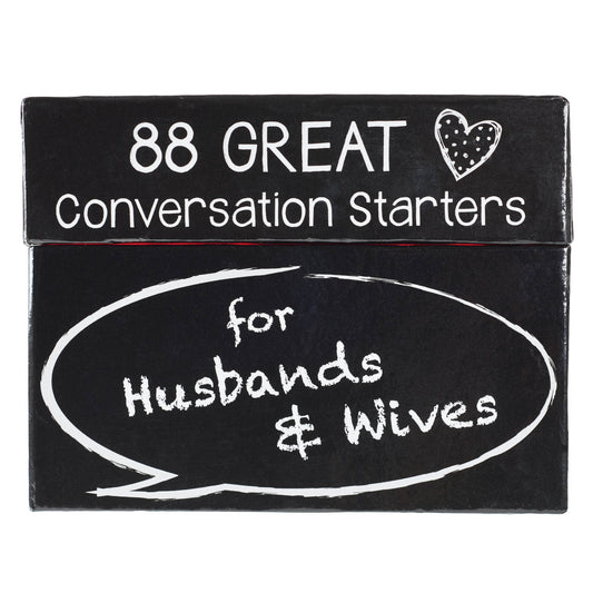 88 Great Conversation Starters For Husbands & Wives - The Christian Gift Company