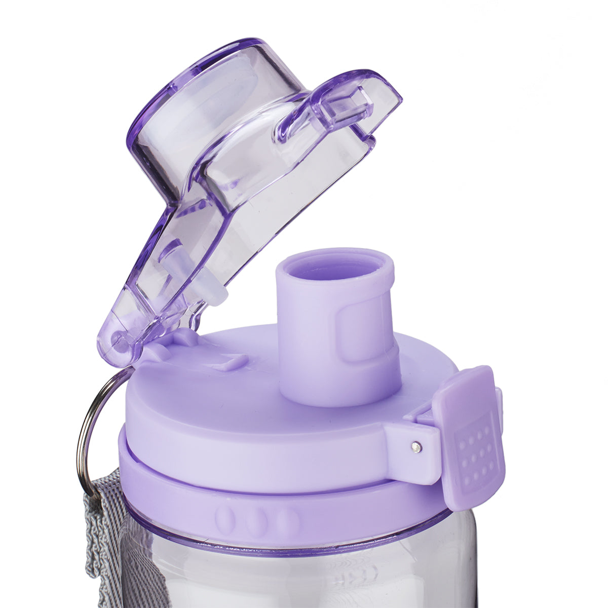 Trust in the Lord Purple BPA-free Plastic Water Bottle - Proverbs 3:5-6 - The Christian Gift Company
