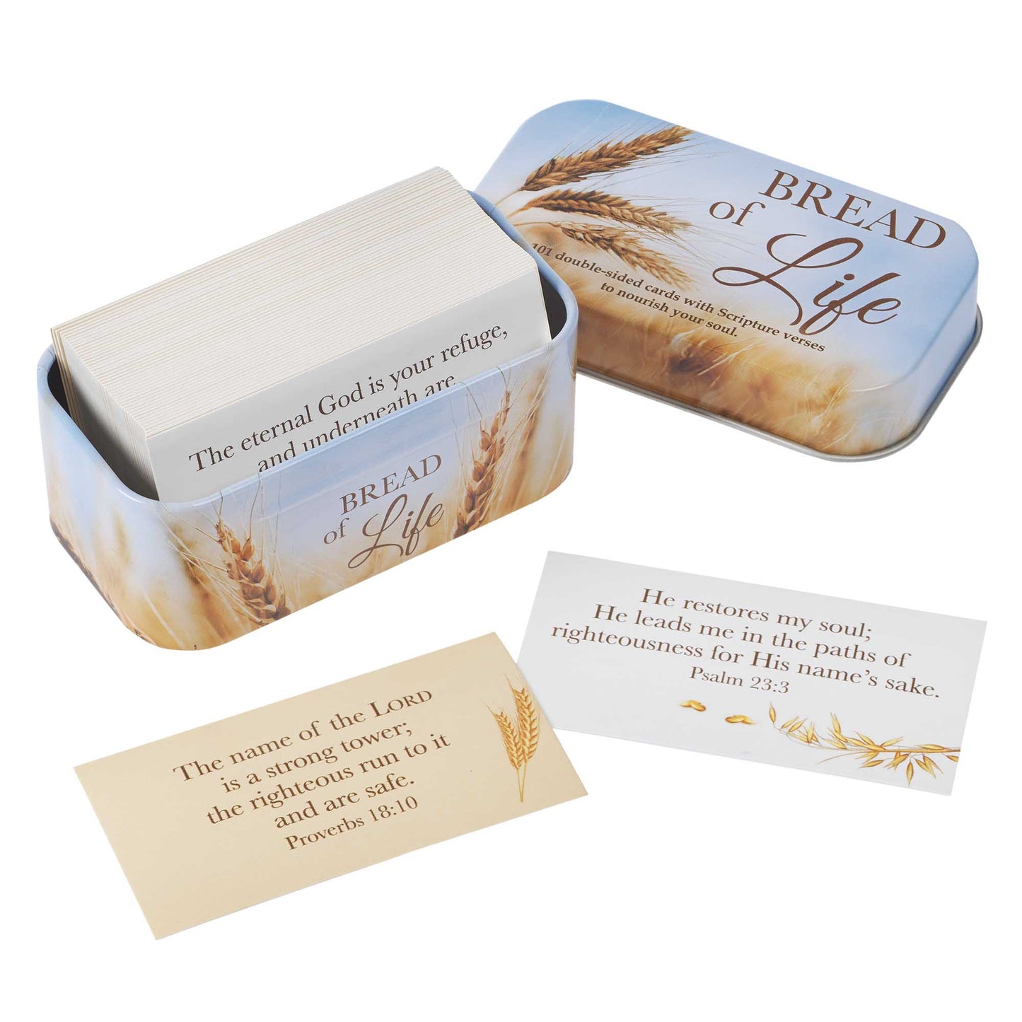 Bread of Life Promise Cards in a Tin - The Christian Gift Company