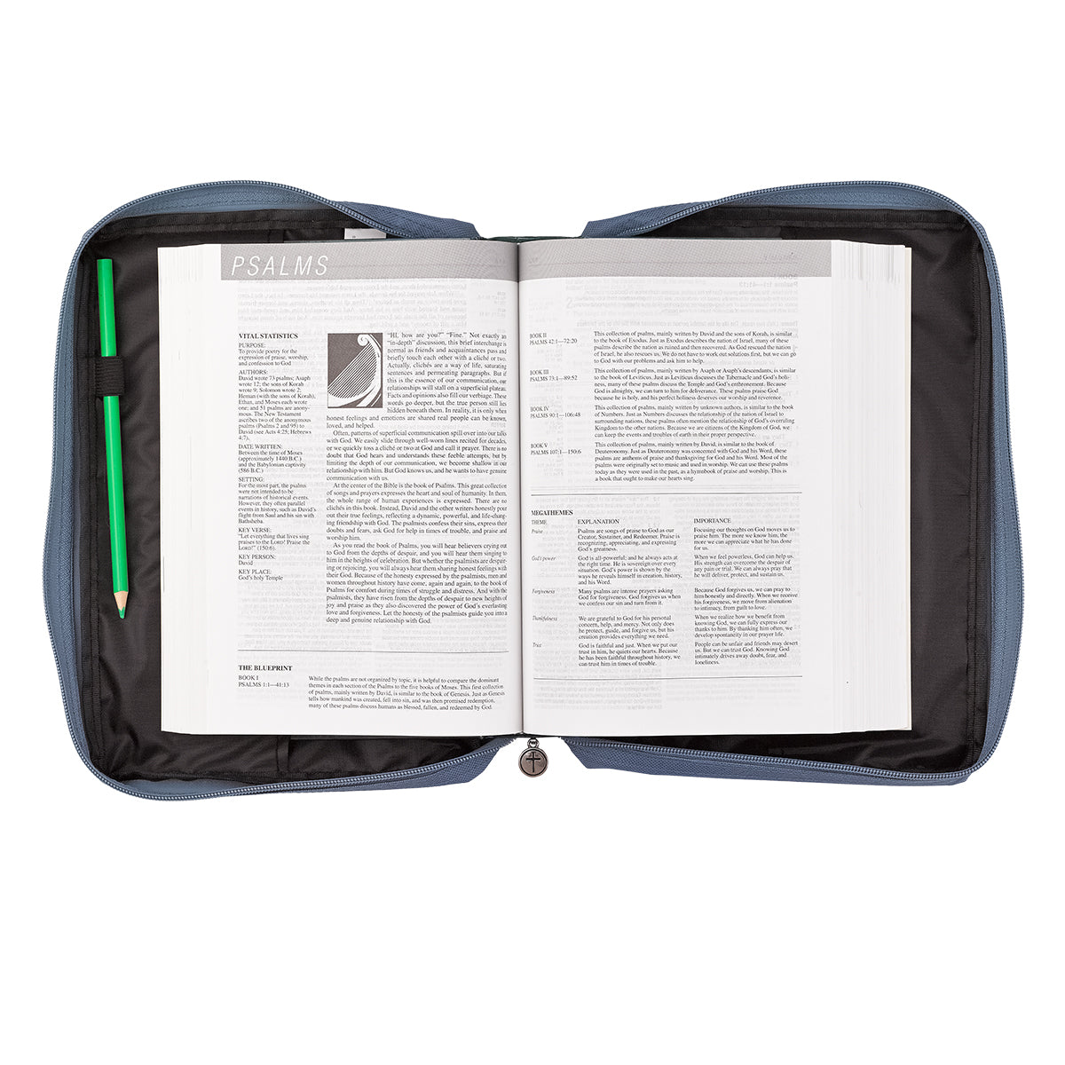 Footprints Poly-canvas Value Bible Cover - The Christian Gift Company