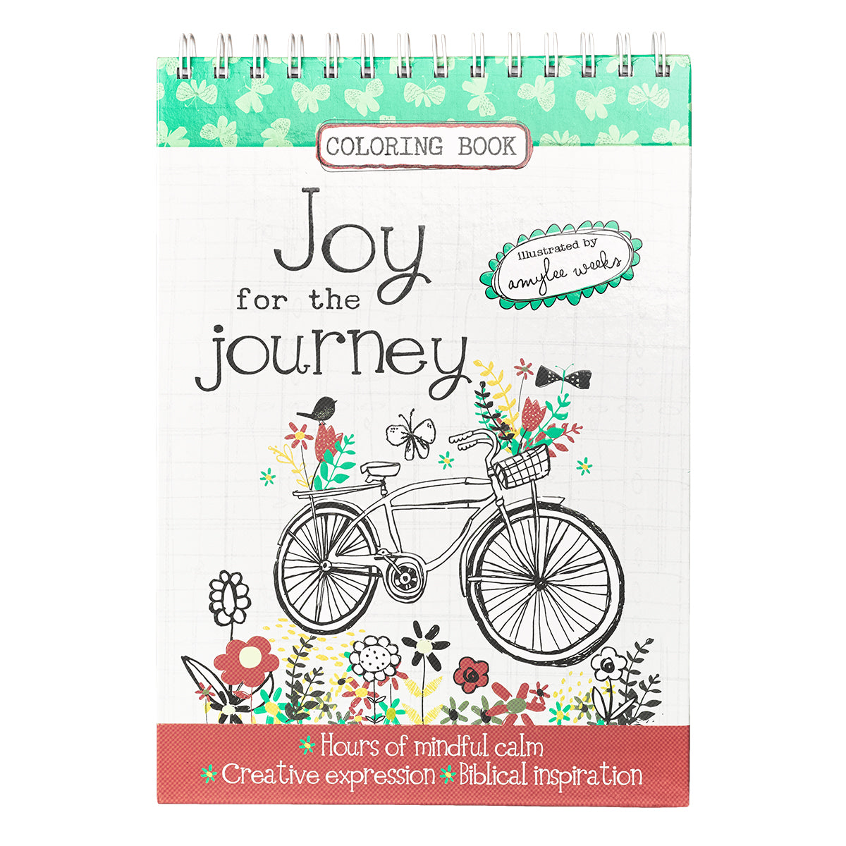 Joy for the Journey Wirebound Colouring Book - The Christian Gift Company