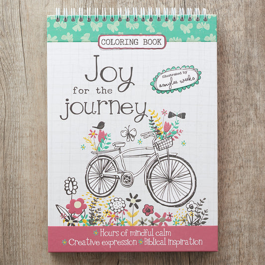 Joy for the Journey Wirebound Colouring Book - The Christian Gift Company