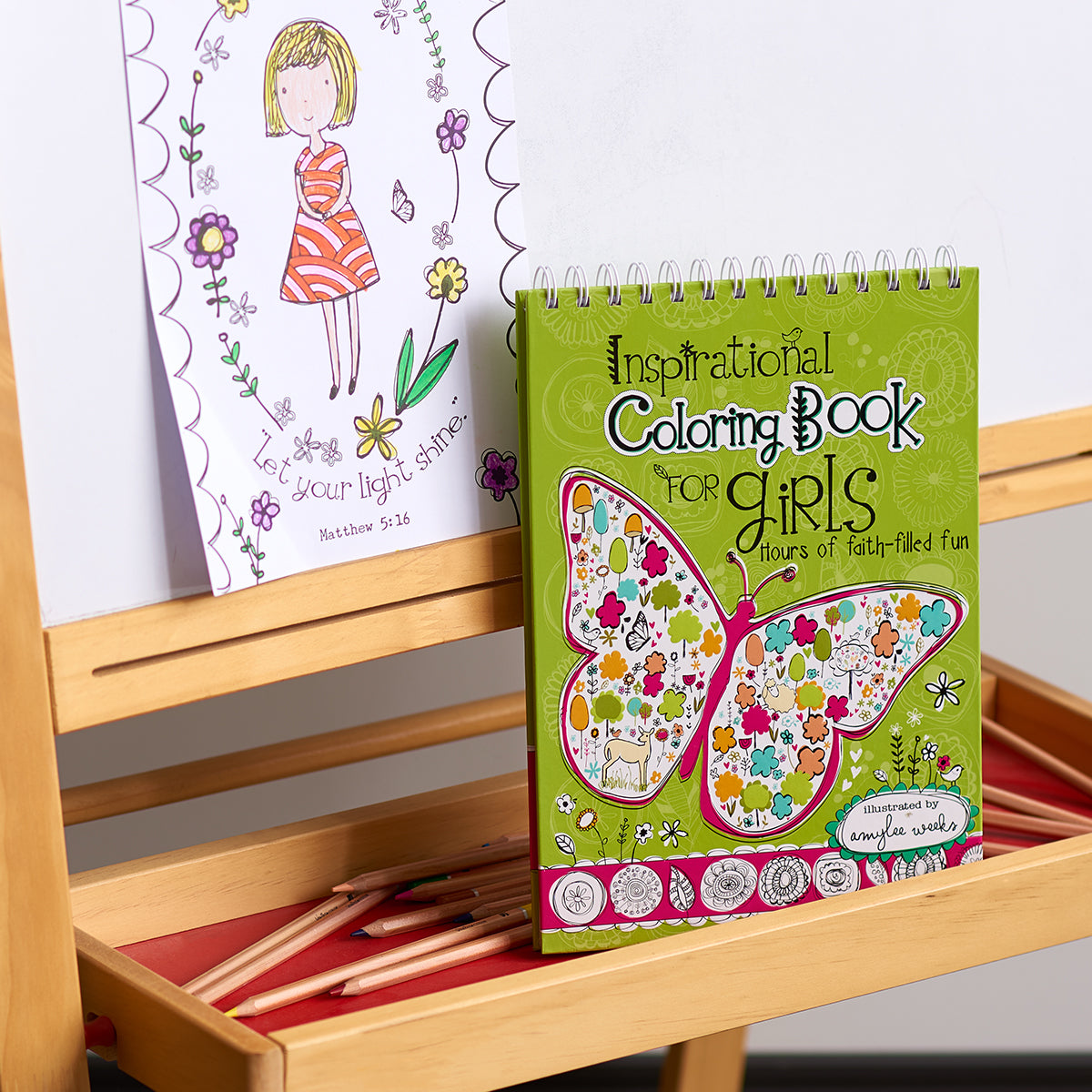 Inspirational Coloring Book For Girls - The Christian Gift Company