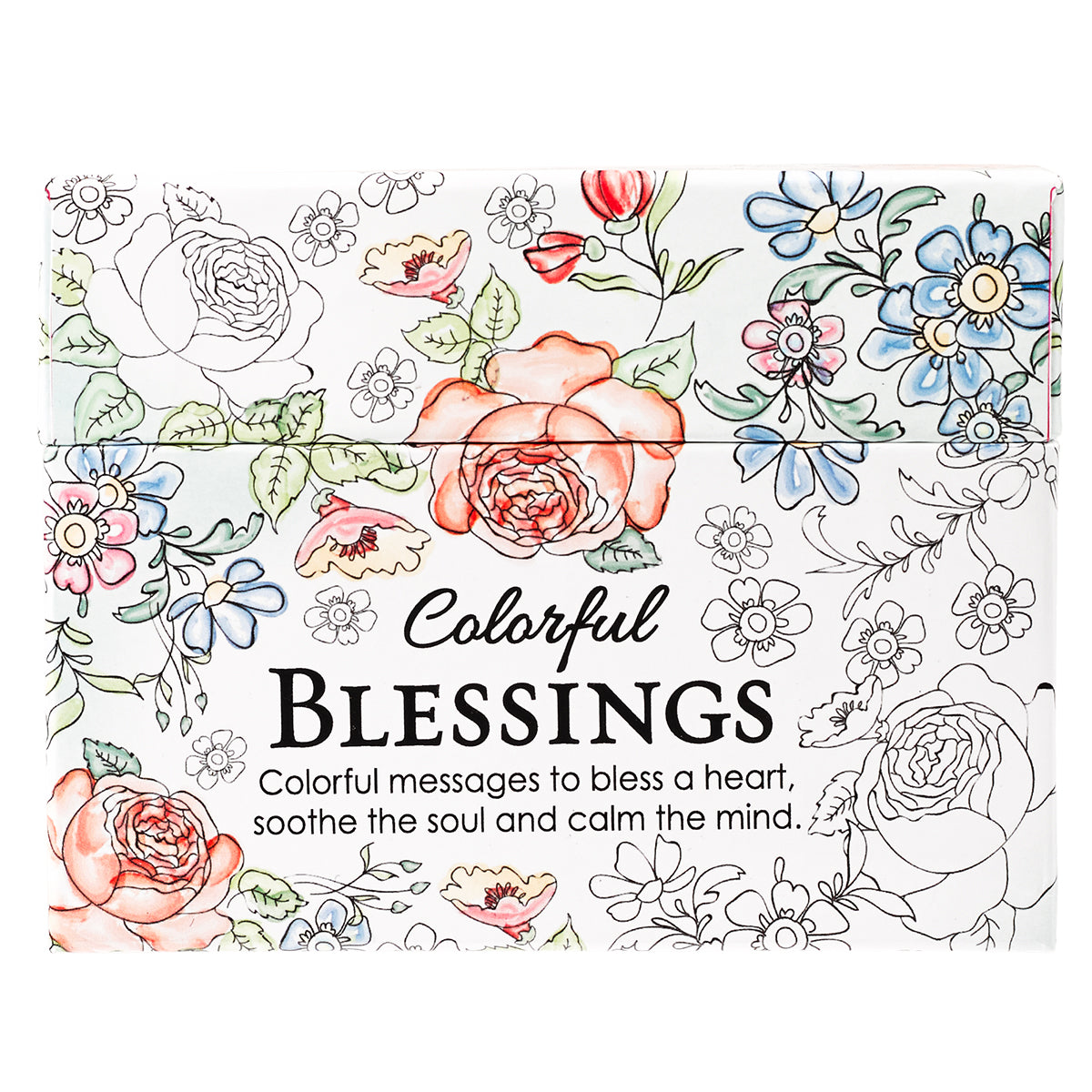 Colorful Blessings Colouring Cards - The Christian Gift Company