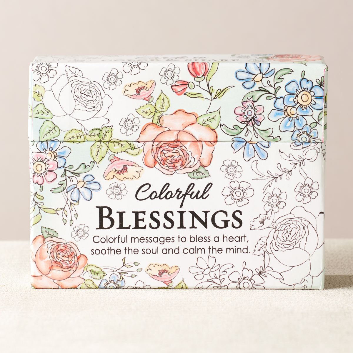 Colorful Blessings Colouring Cards - The Christian Gift Company