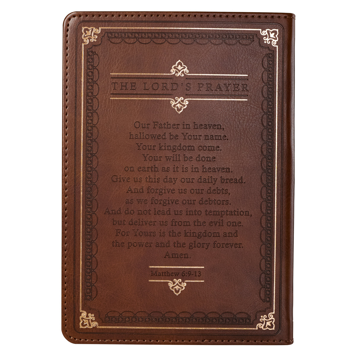 The Lord's Prayer Faux Leather Prayer Journal - Matthew 6: 9-13 - The Christian Gift Company