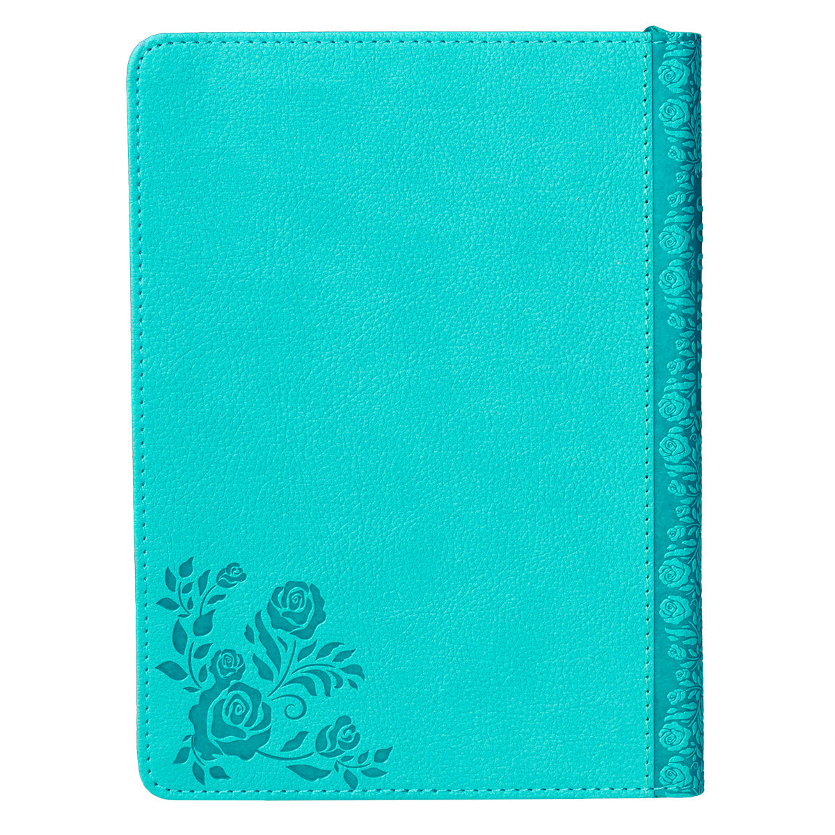 Strength and Dignity Teal Faux Leather Handy-sized Journal - Proverbs 31:25 - The Christian Gift Company