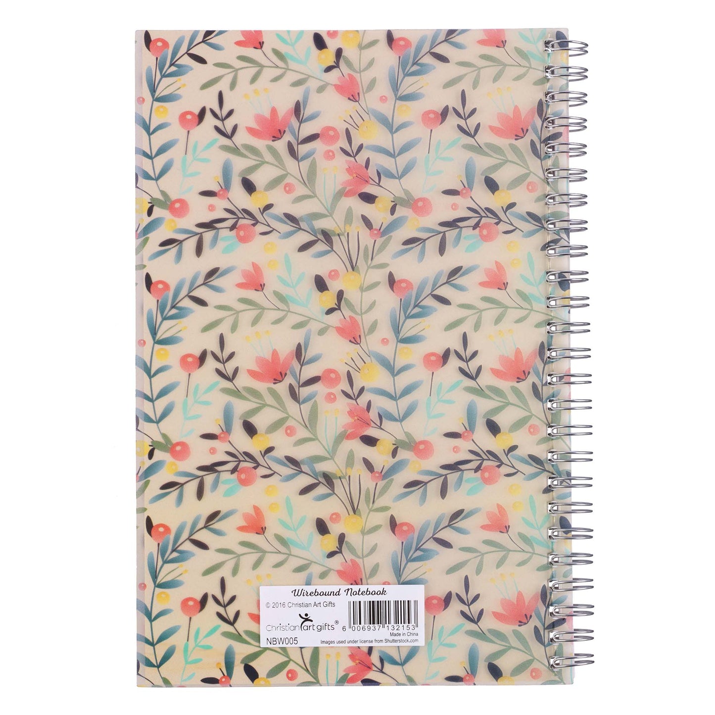 My Grace Wirebound Notebook - 2 Corinthians 12:9 - The Christian Gift Company