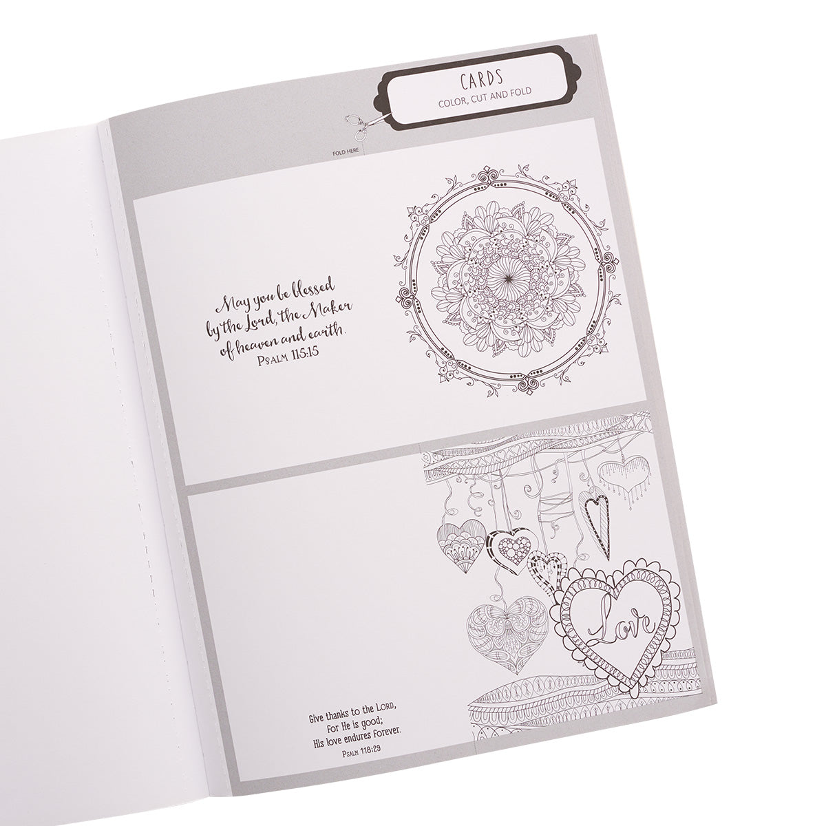 The Psalms in Color Colouring Book - The Christian Gift Company