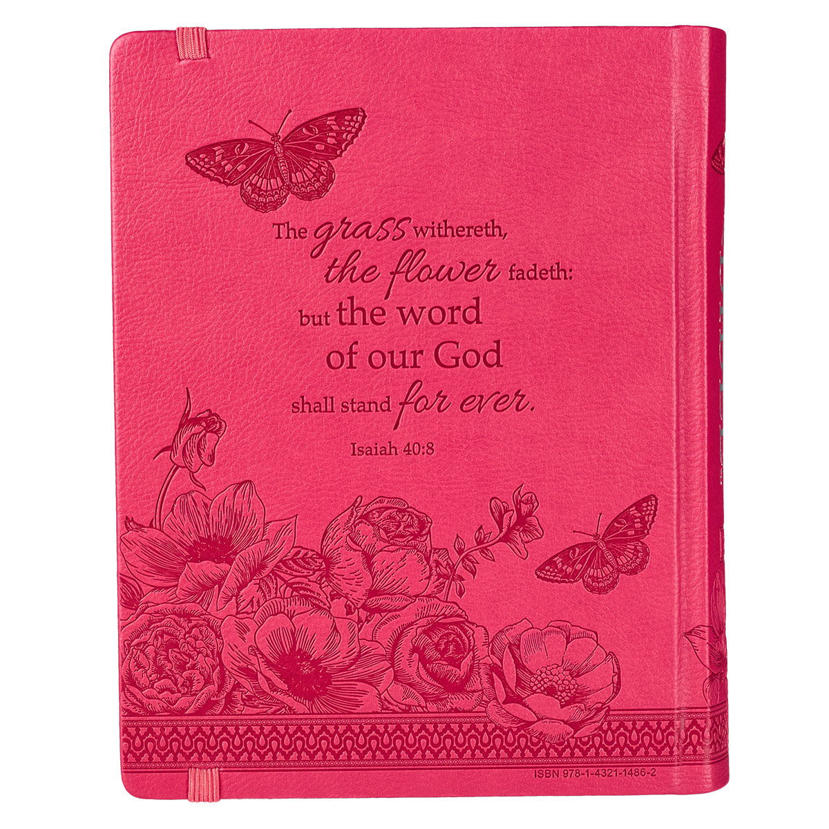 Bright Pink Faux Leather Hardcover KJV My Creative Bible - The Christian Gift Company