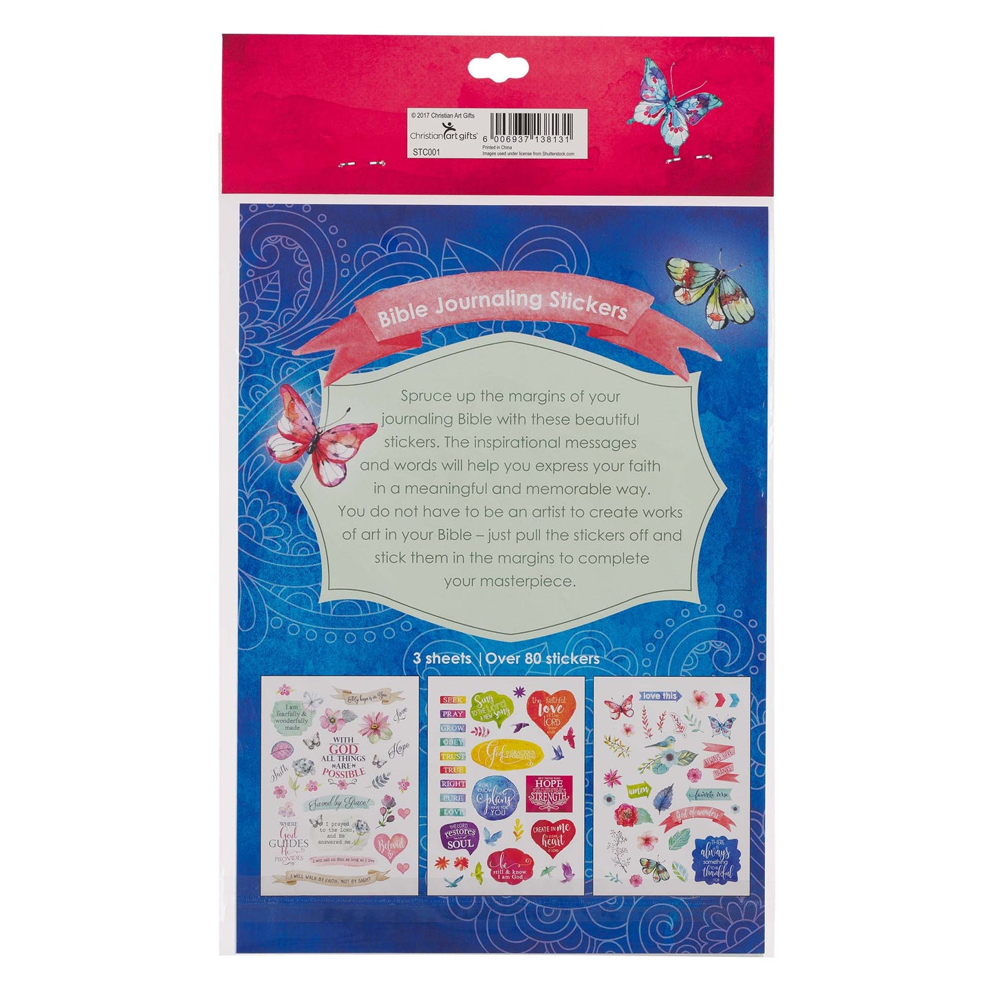 Colourful Stickers for Bible Journaling - The Christian Gift Company