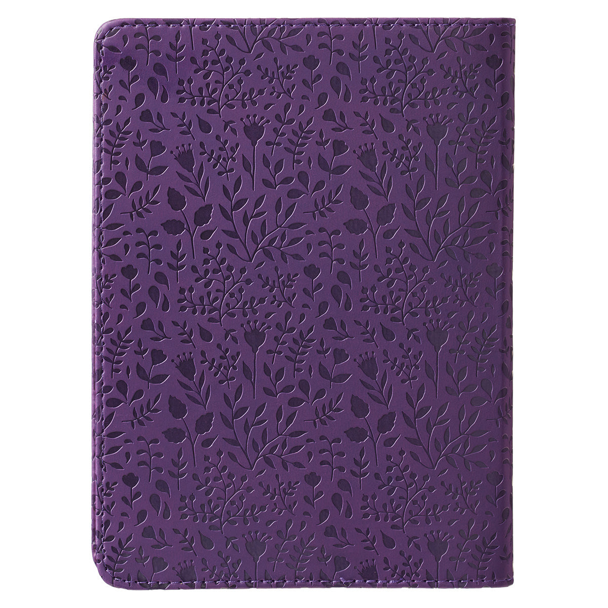 I Can Do All This Purple Handy-sized Faux Leather Journal - Philippians 4:13 - The Christian Gift Company