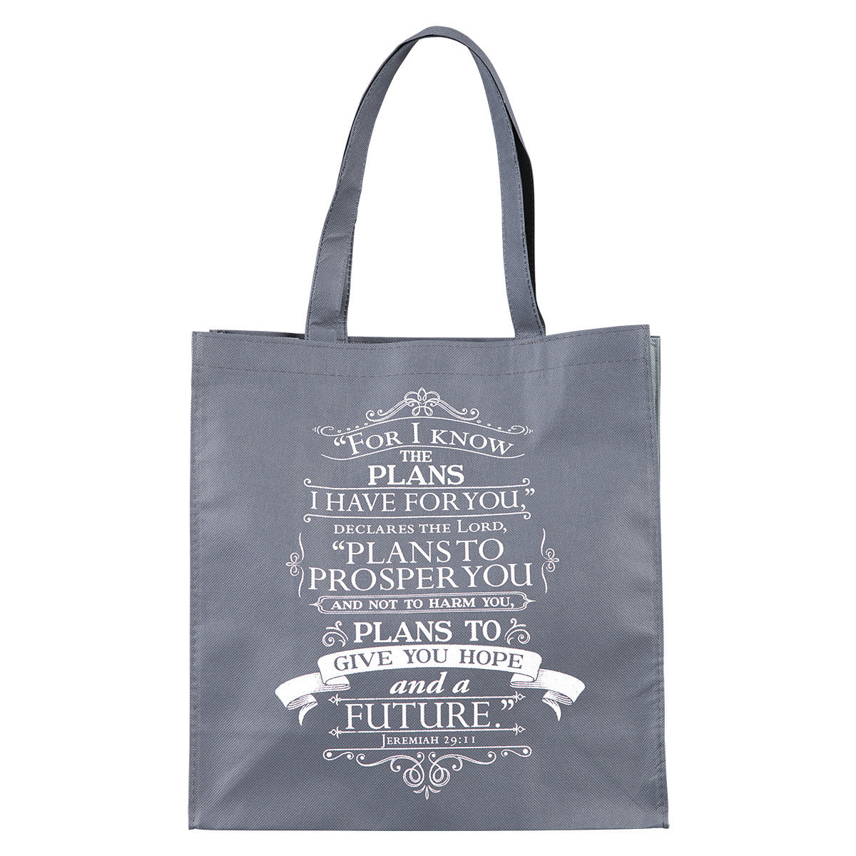For I Know the Plans Tote Shopping Bag Jeremiah 29:11 - The Christian Gift Company