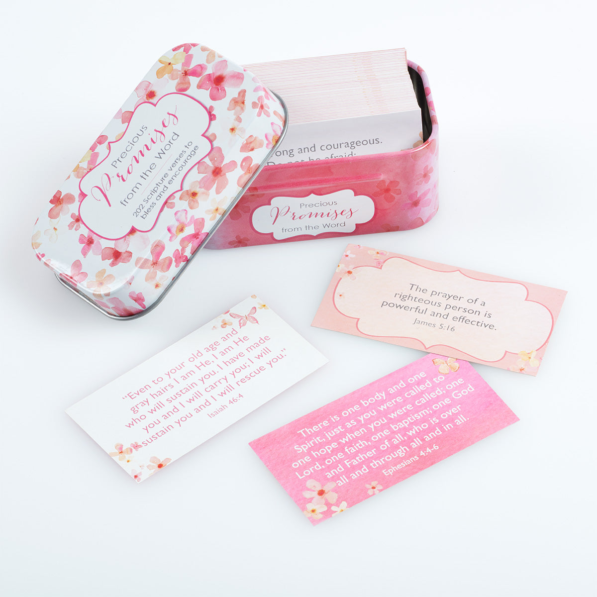 Precious Promises from the Word Scripture Promise Cards in a Gift Tin - The Christian Gift Company