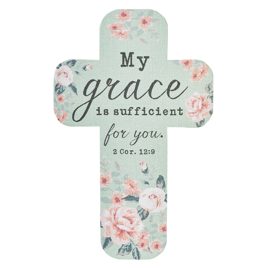 My Grace Is Sufficient Cross Bookmark - 2 Corinthians 12:9 - The Christian Gift Company