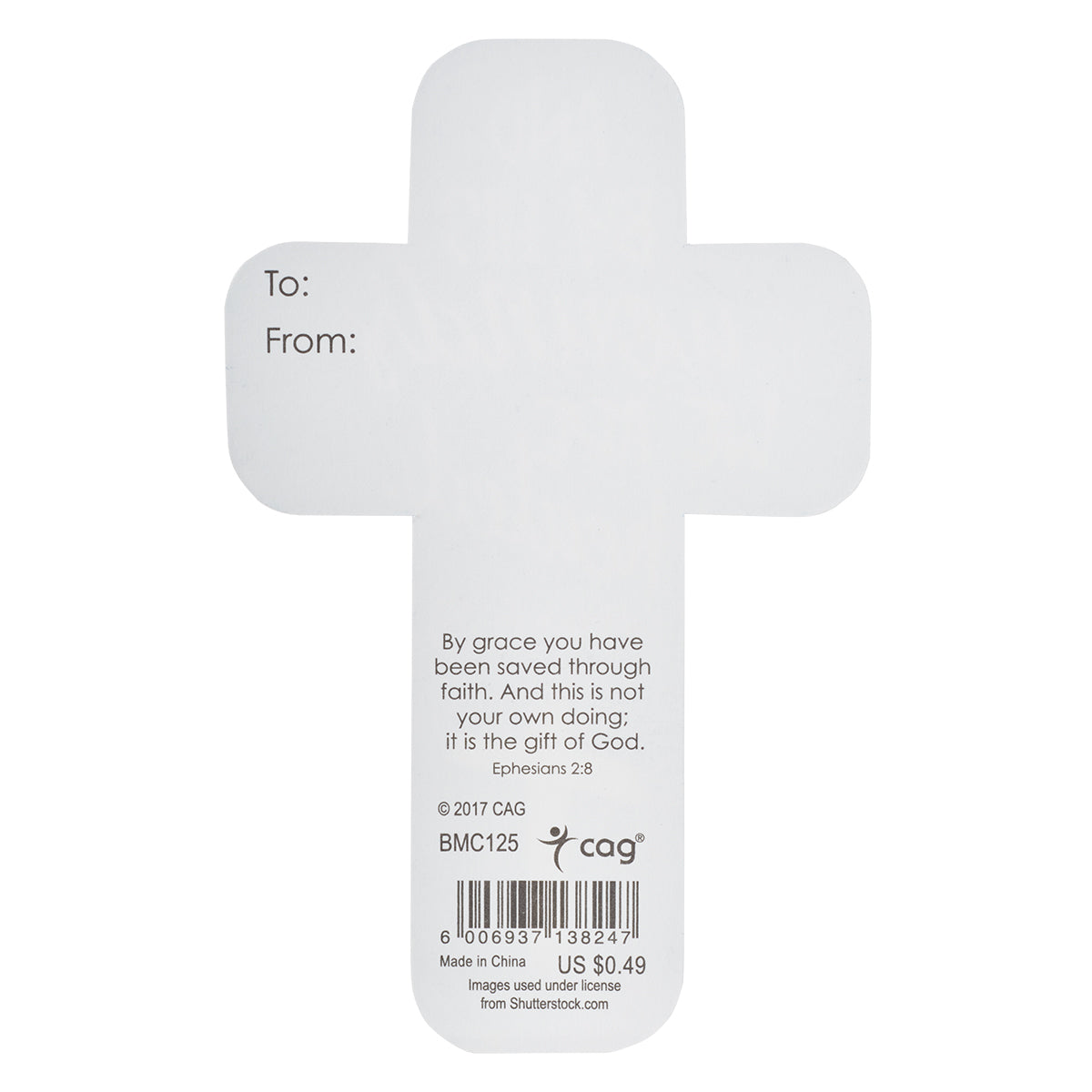 By His Wounds We Are Healed Cross Bookmark - Isaiah 53:5 - The Christian Gift Company