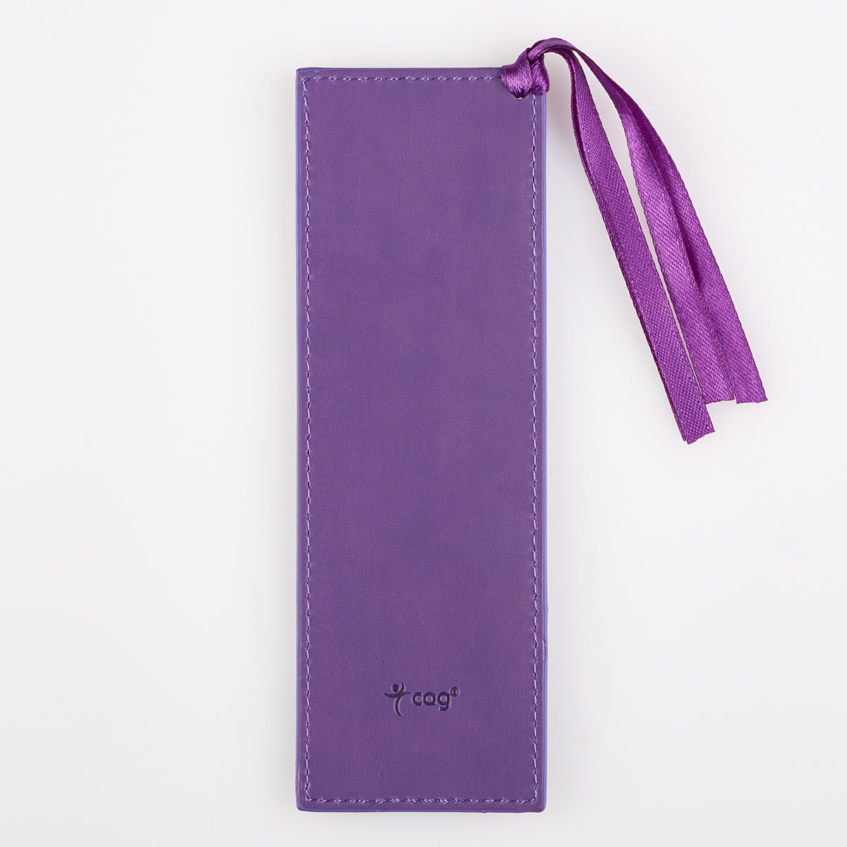 I Can Do All This Purple Faux Leather Bookmark - Philippians 4:13 - The Christian Gift Company