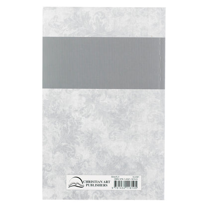 Silver-Grey Damask Softcover King James Version Outreach Bible - The Christian Gift Company