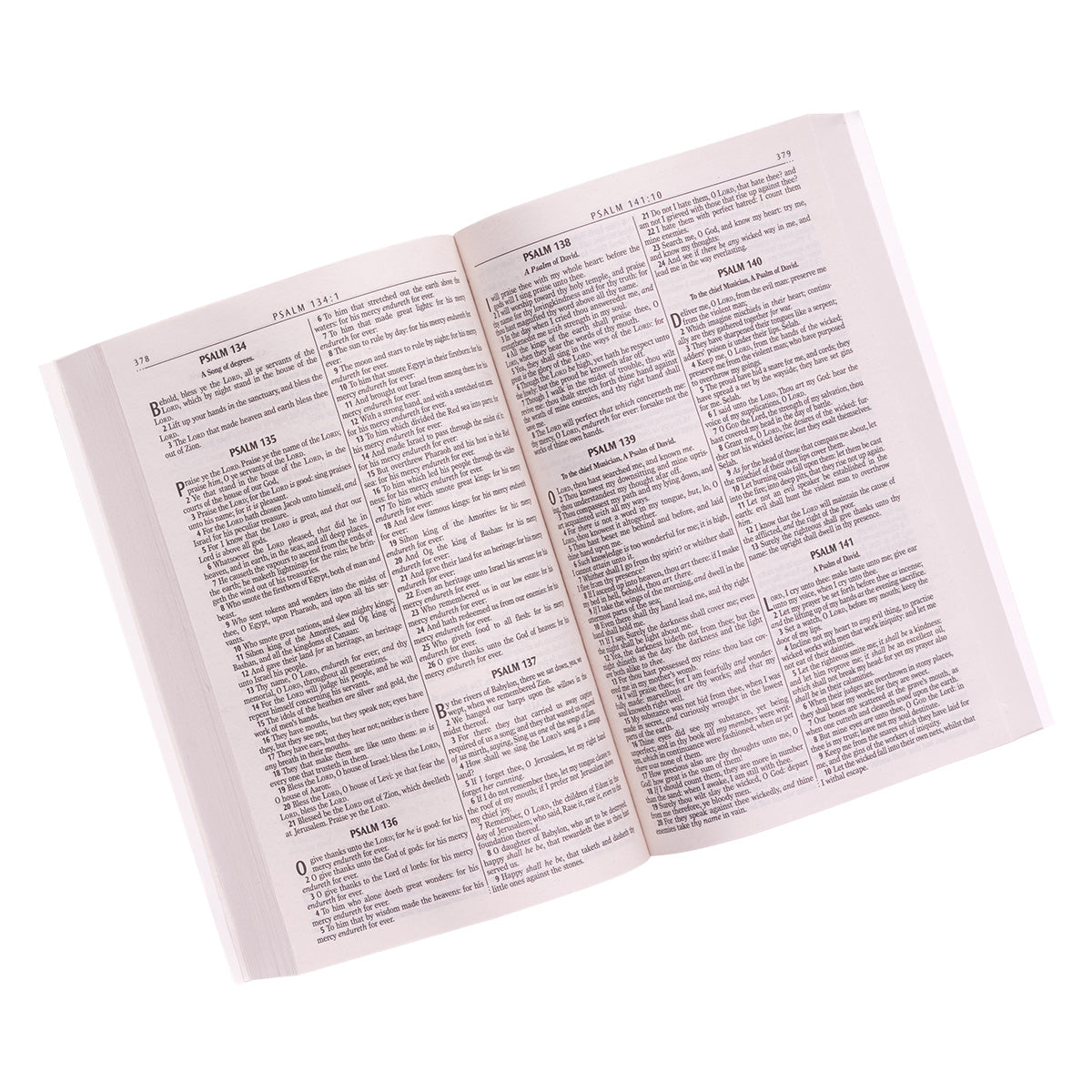 Silver-Grey Damask Softcover King James Version Outreach Bible - The Christian Gift Company