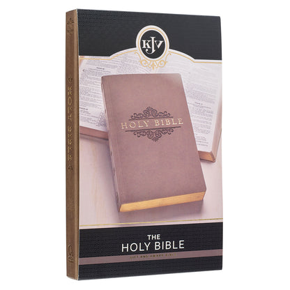 Tan Faux Leather Softcover King James Version Gift and Award Bible - The Christian Gift Company