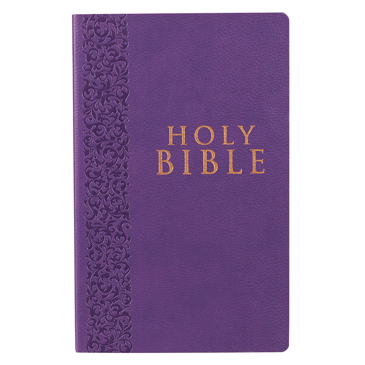 Purple Faux Leather King James Version Gift and Award Bible - The Christian Gift Company