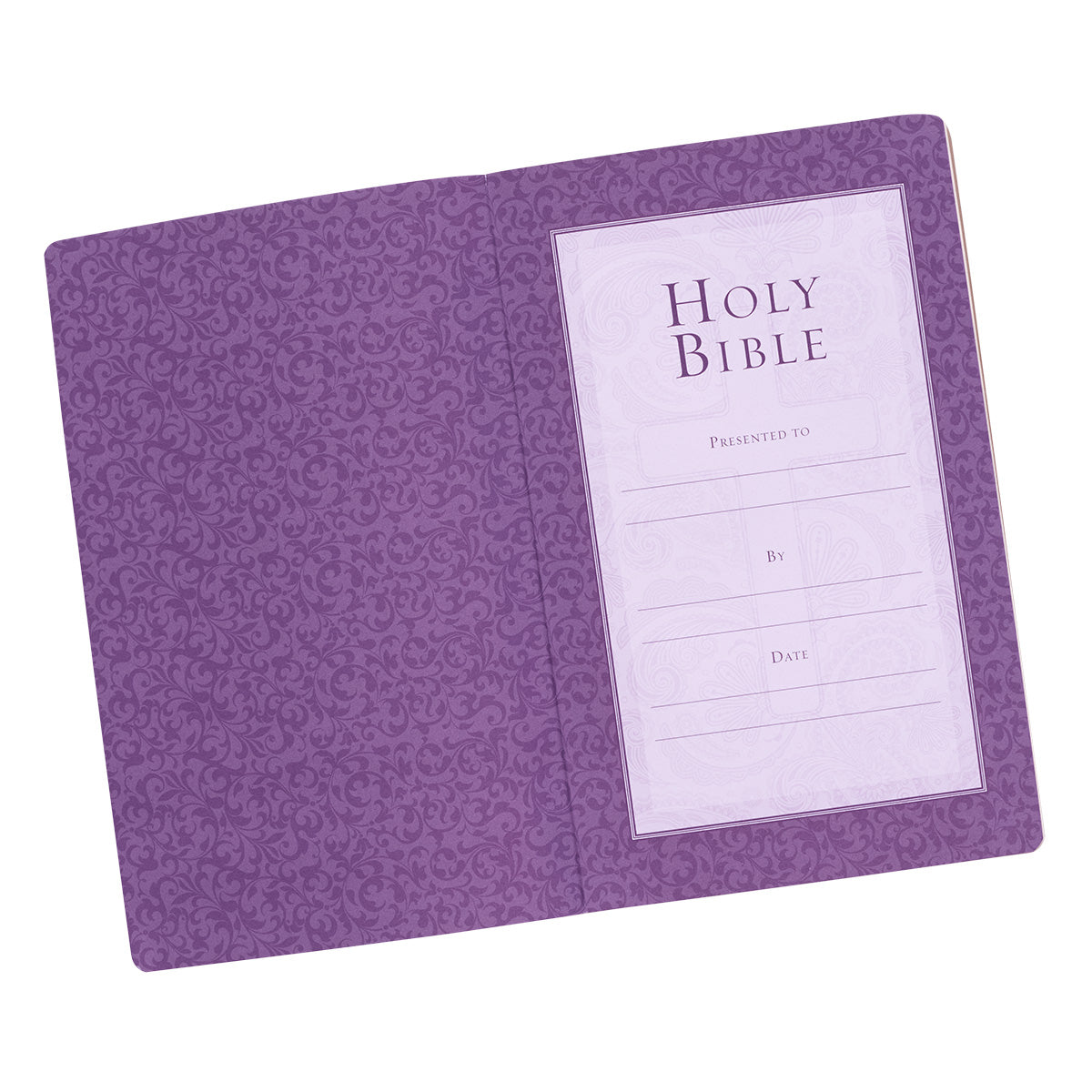 Purple Faux Leather King James Version Gift and Award Bible - The Christian Gift Company