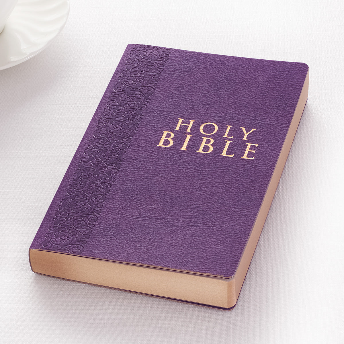 Purple Faux Leather King James Version Gift and Award Bible - The Christian Gift Company