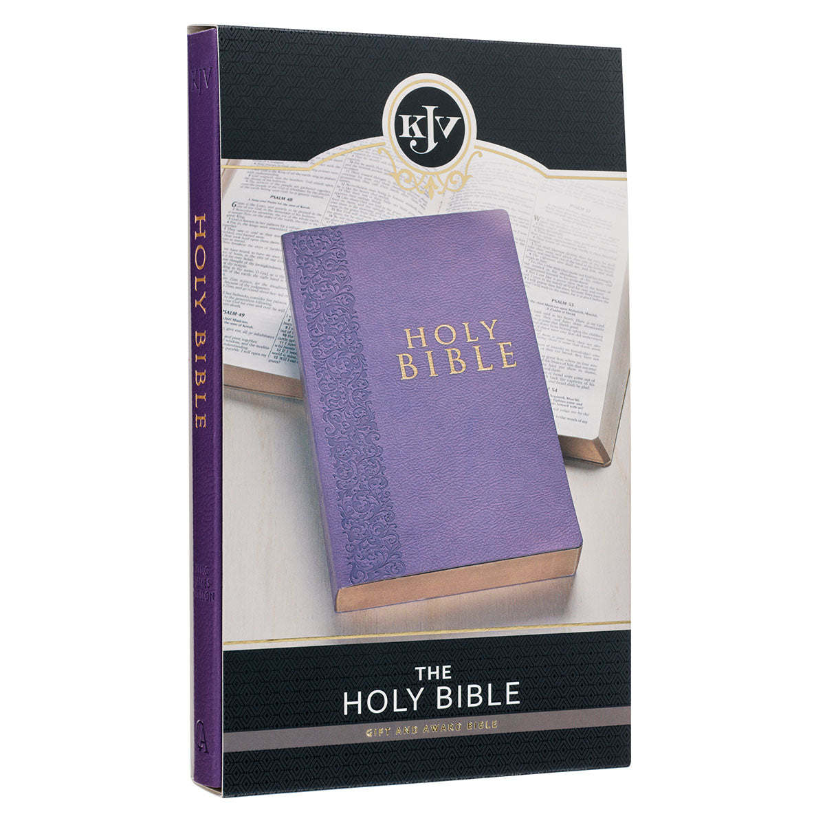 Purple Faux Leather King James Version Gift and Award Bible - The Christian Gift Company