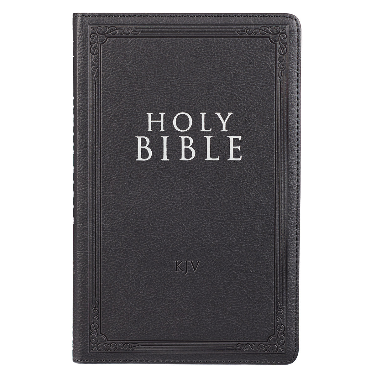 Black Faux Leather King James Version Gift Edition Bible - The Christian Gift Company