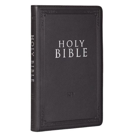 Black Faux Leather King James Version Gift Edition Bible - The Christian Gift Company