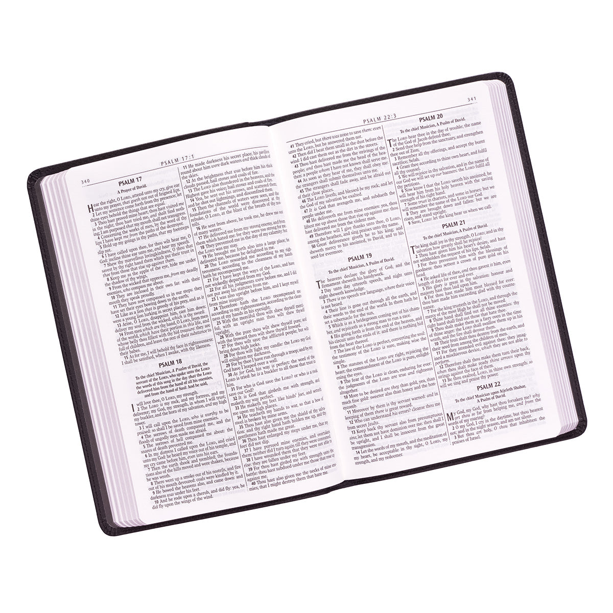 Black Faux Leather King James Version Gift Edition Bible - The Christian Gift Company