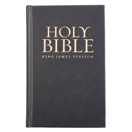 Black Hardcover King James Version Pew and Worship Bible - The Christian Gift Company