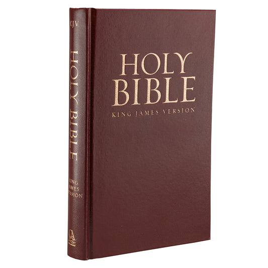 Burgundy Hardcover King James Version Pew Bible - The Christian Gift Company
