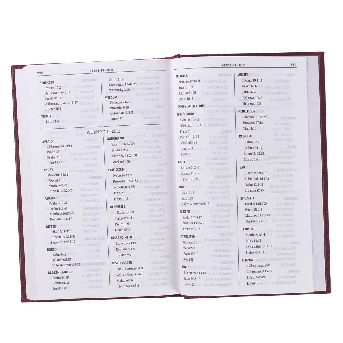 Burgundy Hardcover King James Version Pew Bible - The Christian Gift Company