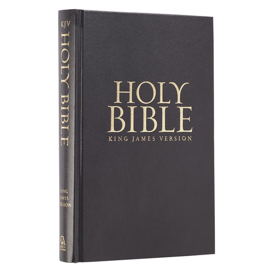 Black Hardcover Large Print King James Version Pew Bible - The Christian Gift Company