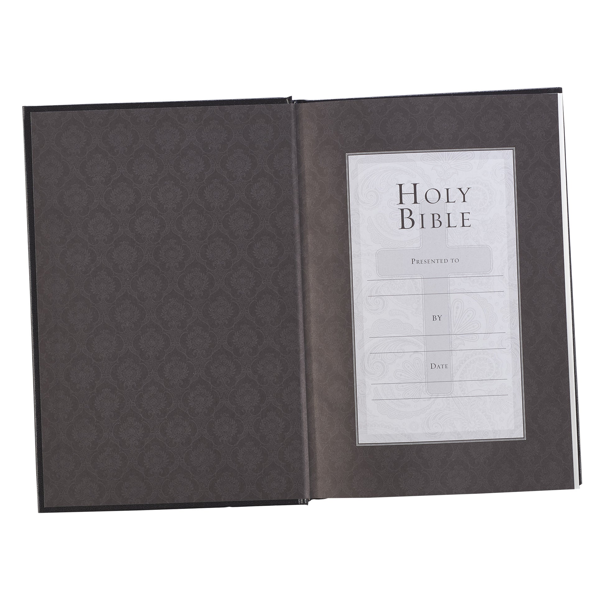 Black Hardcover Large Print King James Version Pew Bible - The Christian Gift Company