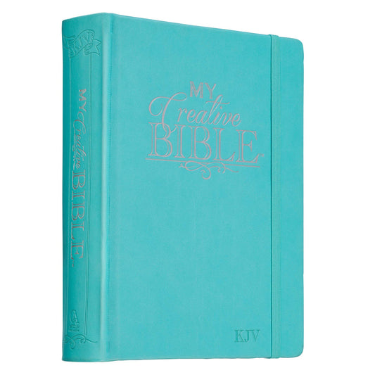 Teal Faux Leather Hardcover KJV My Creative Bible - The Christian Gift Company