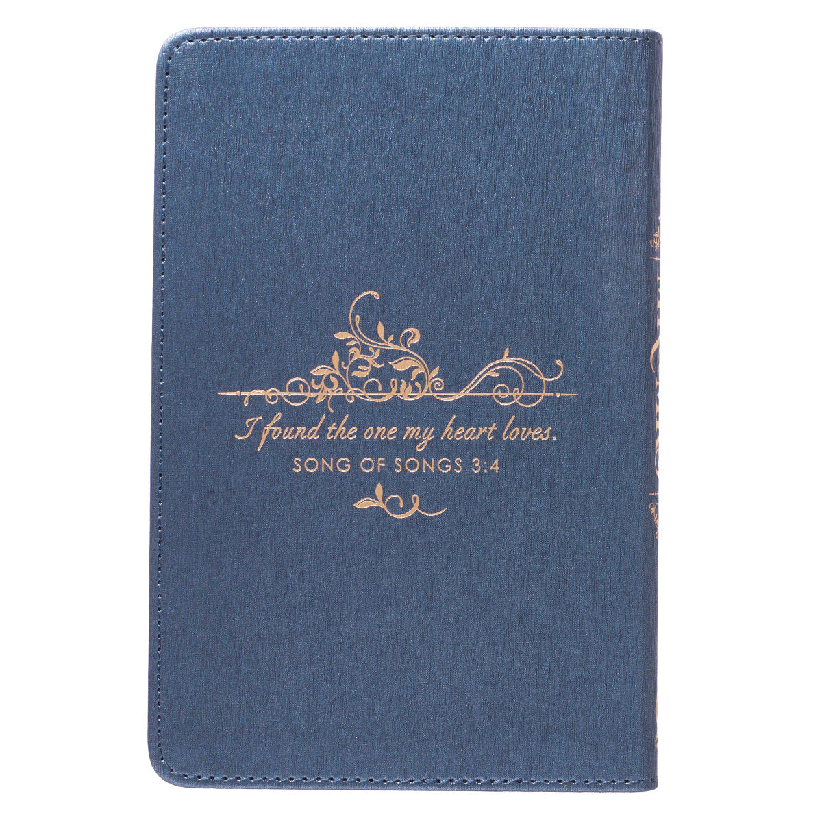 Mr. & Mrs. 366 Devotions for Couples Blue Faux Leather Devotional - The Christian Gift Company